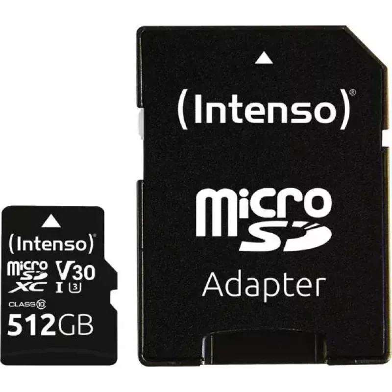 Cartão MicroSDXC Intenso 512 GB UHS-I Classe 10 3433493