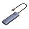 Hub Baseus 4in1 UltraJoy USB-C para USB 3.0 cinzento cabo