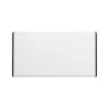 Caixa de pão Brabantia 236785 retangular branco aço 465x250x187 mm