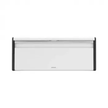 Caixa de pão Brabantia 236785 retangular branco aço 465x250x187 mm