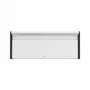 Caixa de pão Brabantia 236785 retangular branco aço 465x250x187 mm