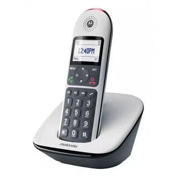 Telefone sem fios MOTOROLA CD5001 branco DECT 1,8 GHz, um auscultador