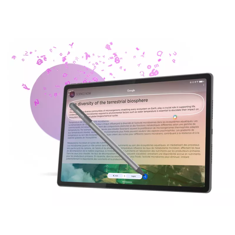 Lenovo Idea Tab Plus ZAG70201SE tablet, 12,1 polegadas (30,7 cm) IPS, 8 GB RAM, 256 GB, Wi-Fi, Android 15, com caneta, cinzento
