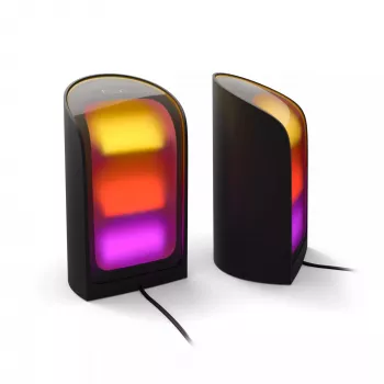Lâmpada wallwasher Philips Hue Play Wallwasher — LED 1035 lm, multicolor, preto, alumínio/plástico, 100–240 V