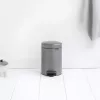 Balde do lixo Brabantia 113246 3 L redondo platina