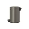 Balde do lixo Brabantia 113246 3 L redondo platina