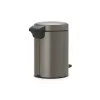 Balde do lixo Brabantia 113246 3 L redondo platina