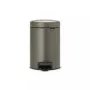 Balde do lixo Brabantia 113246 3 L redondo platina