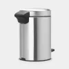 Balde do lixo Brabantia NewIcon 3L aço mate