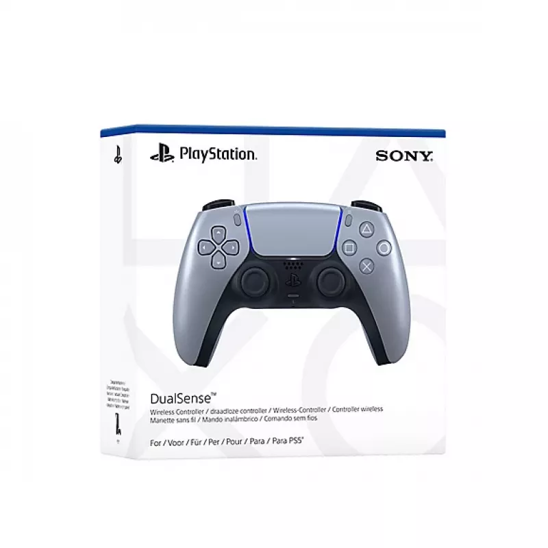 Sony DualSense Comando sem fios para PlayStation 5, Sterling Silver