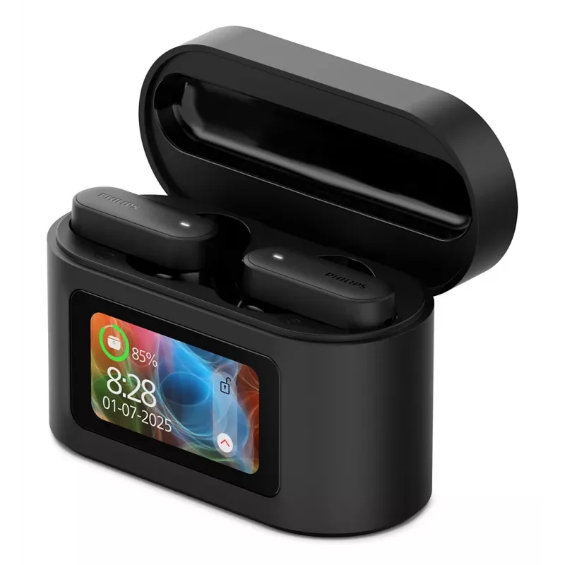 Headset Philips TAT6000BK/00 True Wireless Stereo (TWS) Bluetooth in-ear, 20–20000 Hz, 10 m, preto