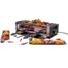 Grelhador de raclette Unold Delice Basic 1200 W 8 pessoas preto aço inoxidável