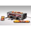 Grelhador de raclette Unold Delice Basic 1200 W 8 pessoas preto aço inoxidável
