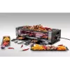 Grelhador de raclette Unold Delice Basic 1200 W 8 pessoas preto aço inoxidável
