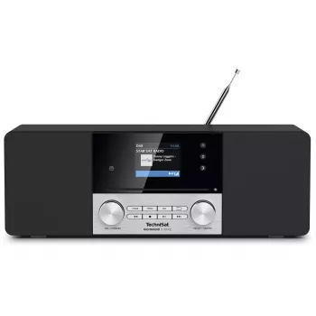 Rádio digital TechniSat DIGITRADIO 3 VOICE preto prateado