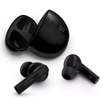 Headset in-ear sem fios Philips TAT2520BK/00 — Bluetooth, 20–20000 Hz, alcance de 10 m, 40 g, preto