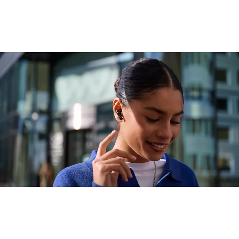 Headset in-ear sem fios Philips TAT2520BK/00 — Bluetooth, 20–20000 Hz, alcance de 10 m, 40 g, preto