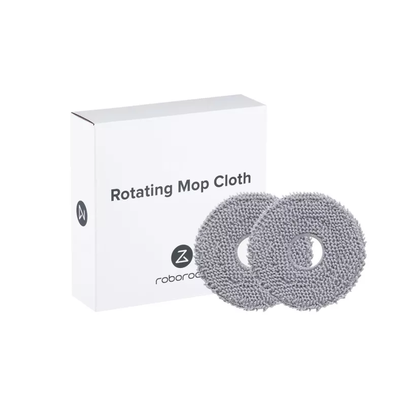 Pano de limpeza para robô aspirador Xiaomi Roborock cinzento pack de 4
