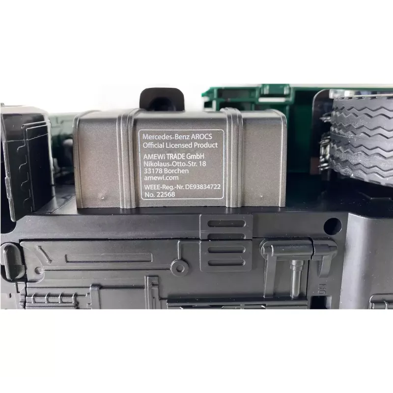 Camião basculante Amewi Arocs 1:14 motor elétrico 1200 mAh