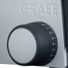 Máquina de cortar fiambre elétrica Graef G55 170 W, espessura de corte máx. 20 mm, metal cinzento, 230 V, dimensões 230×325×240 mm