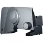 Máquina de cortar fiambre elétrica Graef G55 170 W, espessura de corte máx. 20 mm, metal cinzento, 230 V, dimensões 230×325×240 mm