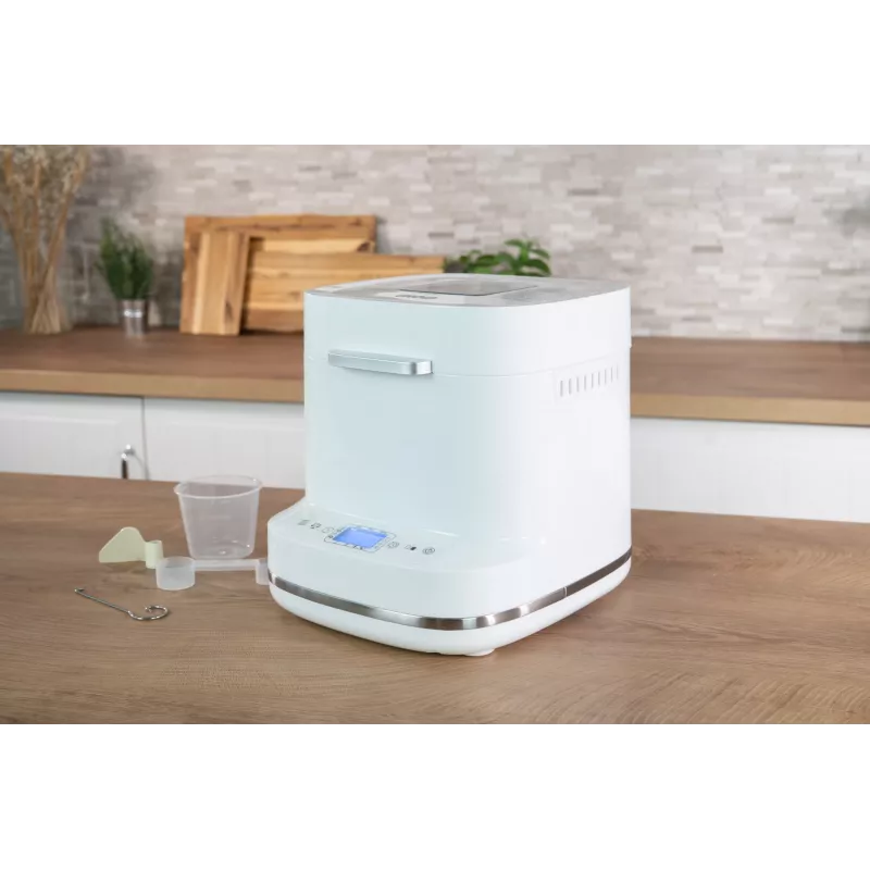 Máquina de fazer pão Unold Esge Backmeister Bernd 68120 — 550 W, peso máx. do pão 1 kg, branco, caixa de plástico