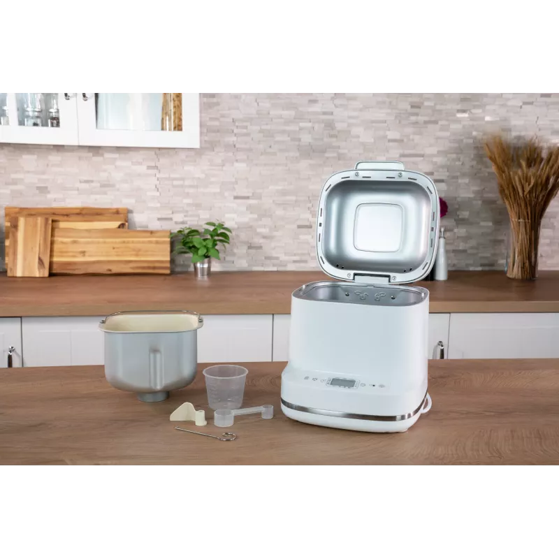 Máquina de fazer pão Unold Esge Backmeister Bernd 68120 — 550 W, peso máx. do pão 1 kg, branco, caixa de plástico