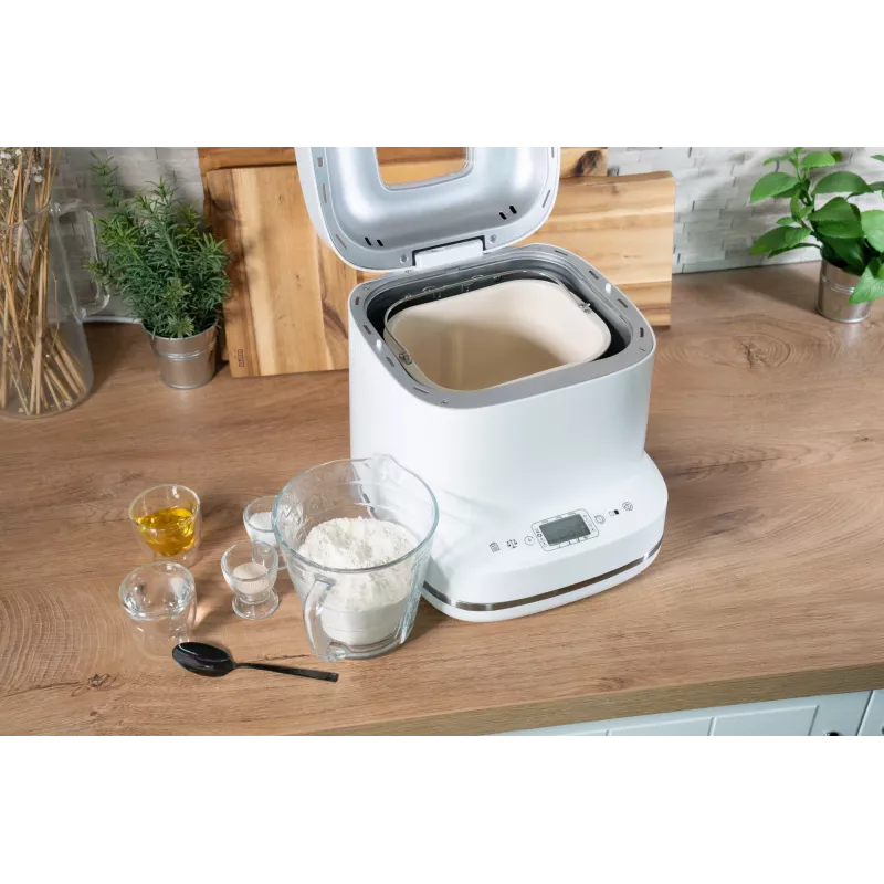 Máquina de fazer pão Unold Esge Backmeister Bernd 68120 — 550 W, peso máx. do pão 1 kg, branco, caixa de plástico
