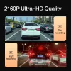 Câmara de automóvel IMOU S800PRO 4K Ultra HD Wi‑Fi DC — 3840×2160, ângulo de visão de 123°, ecrã de 3″, MicroSD até 256 GB, USB‑C