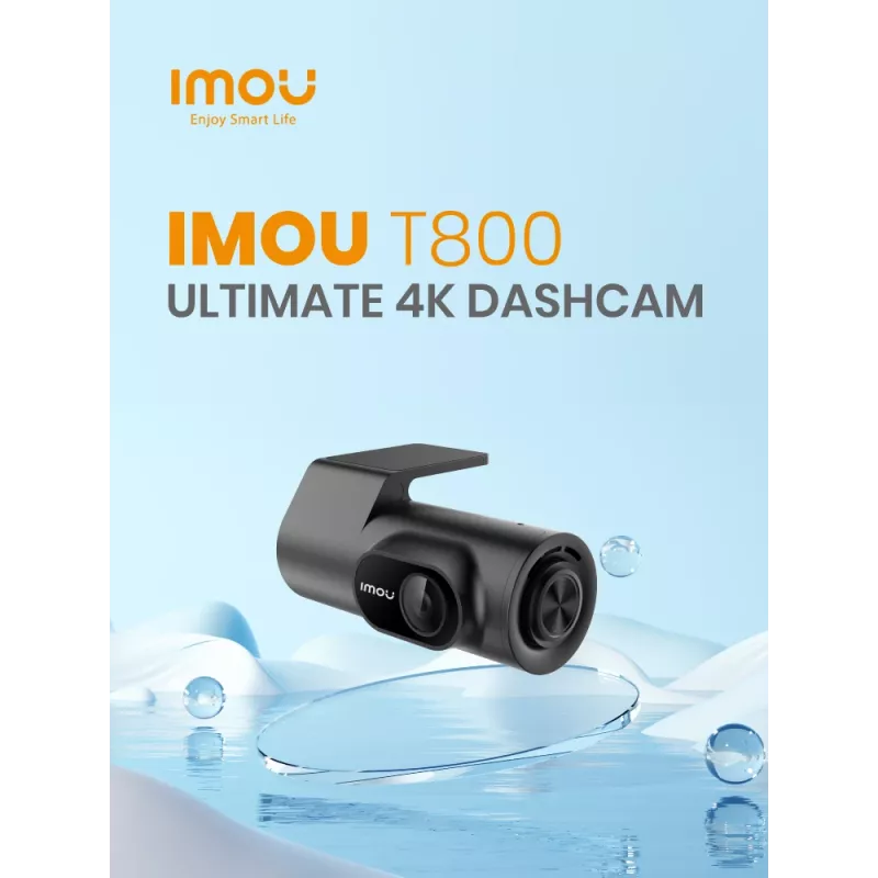 Imou T800 Dashcam 4K Ultra HD Wi-Fi DC preto