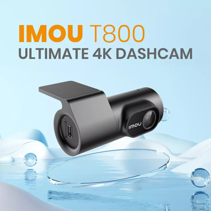 Imou T800 Dashcam 4K Ultra HD Wi-Fi DC preto