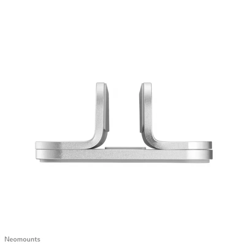 Neomounts NSLS300SILVER suporte vertical para portátil, 11–17 polegadas, máx. 5 kg, alumínio, ajuste de altura 42 mm, ajuste de largura 150 mm, ajuste de profundidade 92 mm, prateado