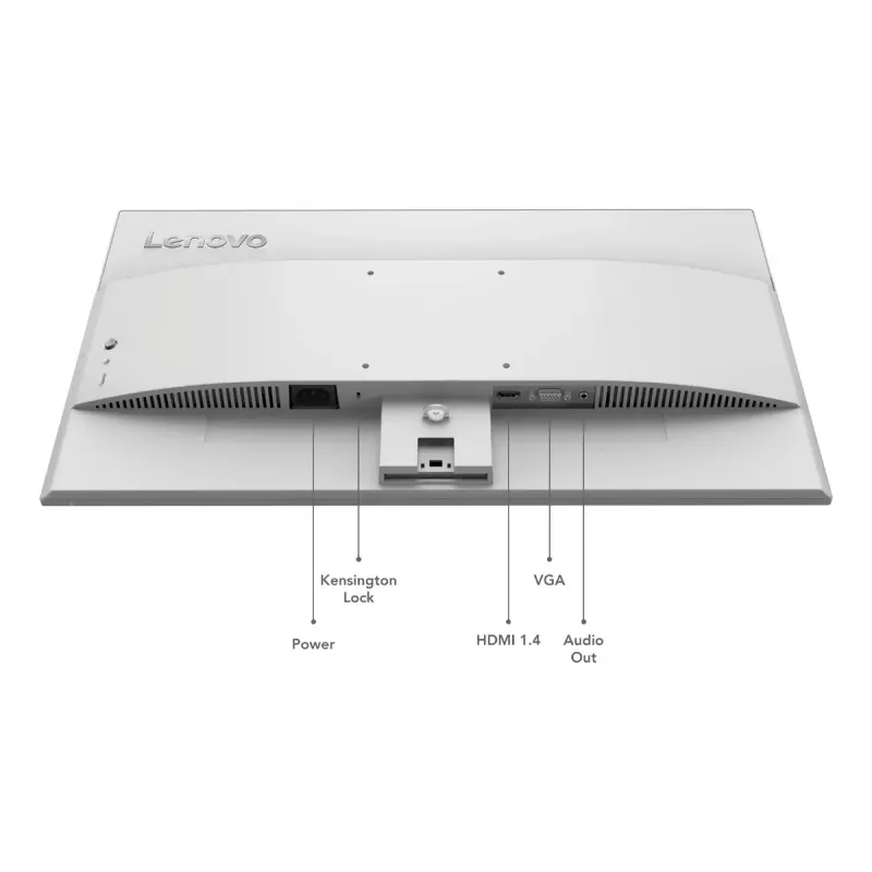 Monitor de computador Lenovo L24-4C 23,8 polegadas (60,5 cm) Full HD 1920×1080 IPS LCD, 6 ms, ângulo de visão de 178°, altifalantes integrados, VESA, cinzento