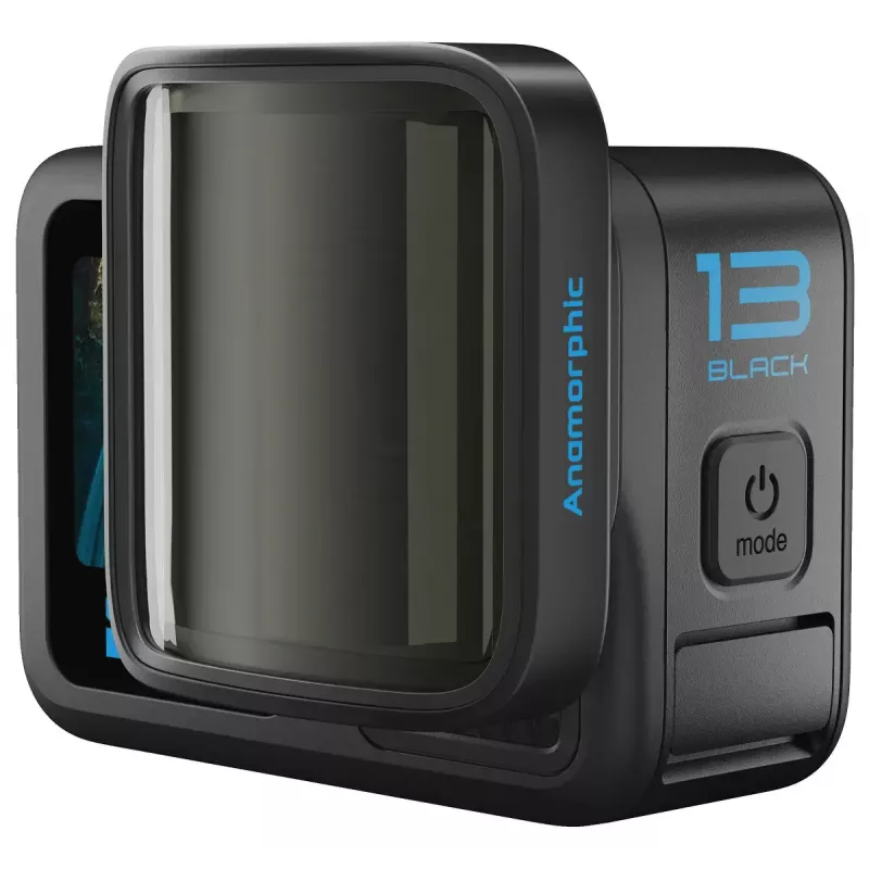 Lente GoPro HERO13 Anamorphic Lens Mod preto