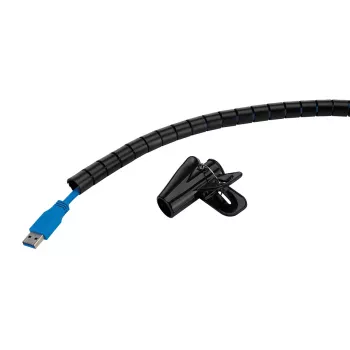 Abraçadeira de gestão de cabos Neomounts ADS06-140BL para cabo Ø15 mm, preto