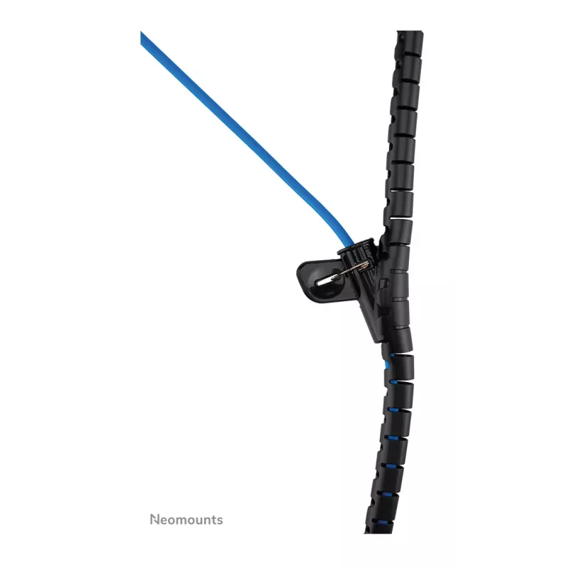 Abraçadeira de gestão de cabos Neomounts ADS06-140BL para cabo Ø15 mm, preto