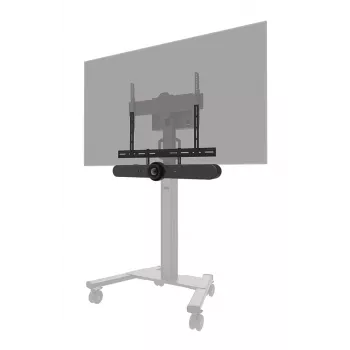 Suporte para videobar Neomounts AV30-500BL para ecrãs de 43–110 polegadas — VESA até 600×400, máx. 10 kg, largura 900 mm