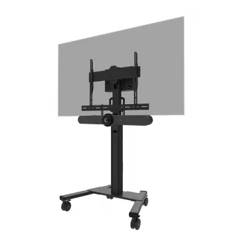 Suporte para videobar Neomounts AV30-500BL para ecrãs de 43–110 polegadas — VESA até 600×400, máx. 10 kg, largura 900 mm