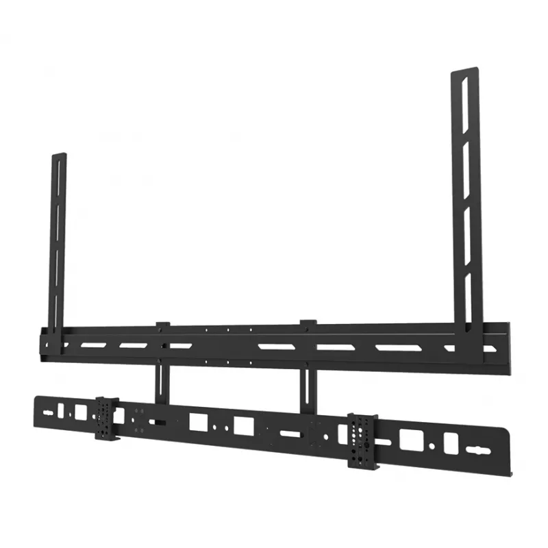 Suporte para videobar Neomounts AV30-500BL para ecrãs de 43–110 polegadas — VESA até 600×400, máx. 10 kg, largura 900 mm
