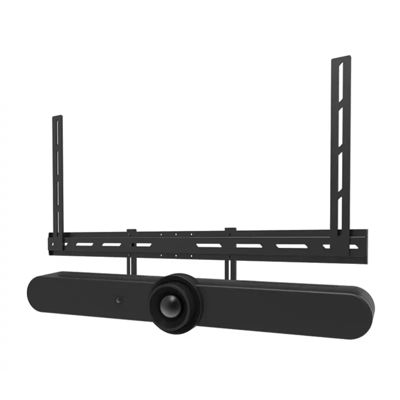 Suporte para videobar Neomounts AV30-500BL para ecrãs de 43–110 polegadas — VESA até 600×400, máx. 10 kg, largura 900 mm