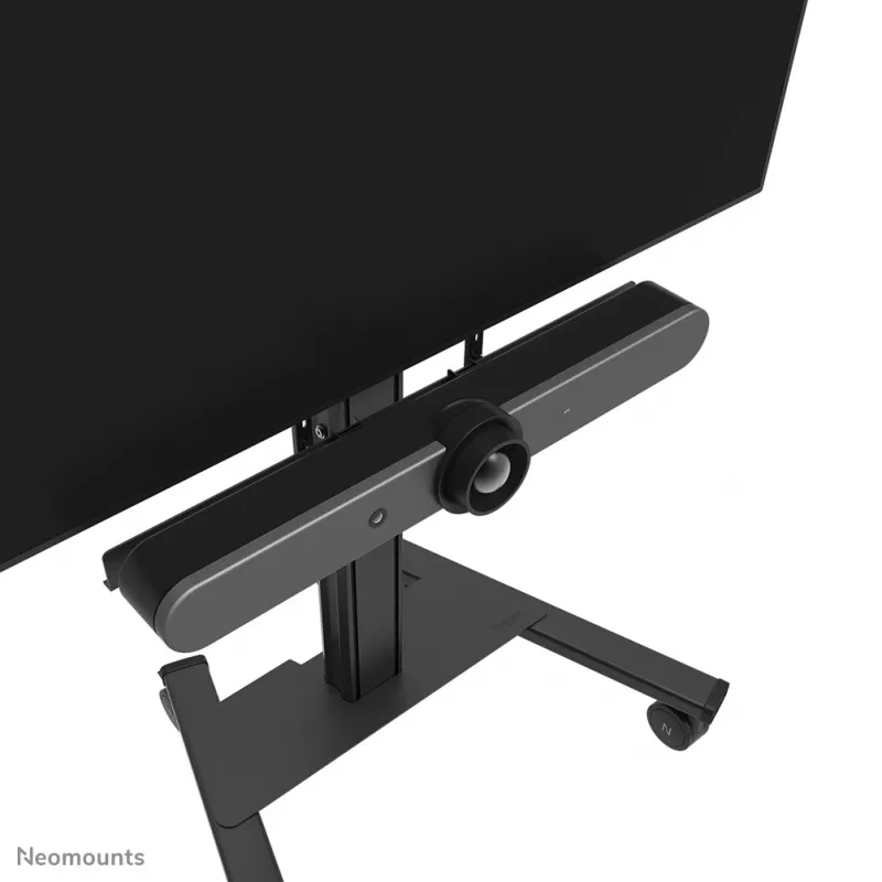 Suporte para videobar Neomounts AV30-500BL para ecrãs de 43–110 polegadas — VESA até 600×400, máx. 10 kg, largura 900 mm