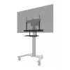Kit de prateleira para teclado Neomounts AV40-500BL para ecrãs de 43–110 polegadas, VESA até 600x400, carga máx. 2,5 kg, 900×279×640 mm