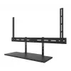 Kit de prateleira para teclado Neomounts AV40-500BL para ecrãs de 43–110 polegadas, VESA até 600x400, carga máx. 2,5 kg, 900×279×640 mm