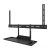 Kit de prateleira para teclado Neomounts AV40-500BL para ecrãs de 43–110 polegadas, VESA até 600x400, carga máx. 2,5 kg, 900×279×640 mm