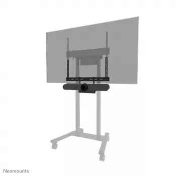 Kit de suporte para videobar e portátil Neomounts AV60-500BL para ecrãs de 43–110 polegadas, VESA até 600x400, carga máx. 8 kg, largura 900 mm