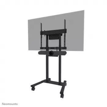 Kit de suporte para videobar e portátil Neomounts AV60-500BL para ecrãs de 43–110 polegadas, VESA até 600x400, carga máx. 8 kg, largura 900 mm