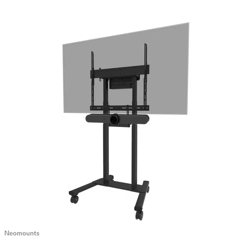 Kit de suporte para videobar e portátil Neomounts AV60-500BL para ecrãs de 43–110 polegadas, VESA até 600x400, carga máx. 8 kg, largura 900 mm
