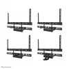 Kit de suporte para videobar e portátil Neomounts AV60-500BL para ecrãs de 43–110 polegadas, VESA até 600x400, carga máx. 8 kg, largura 900 mm