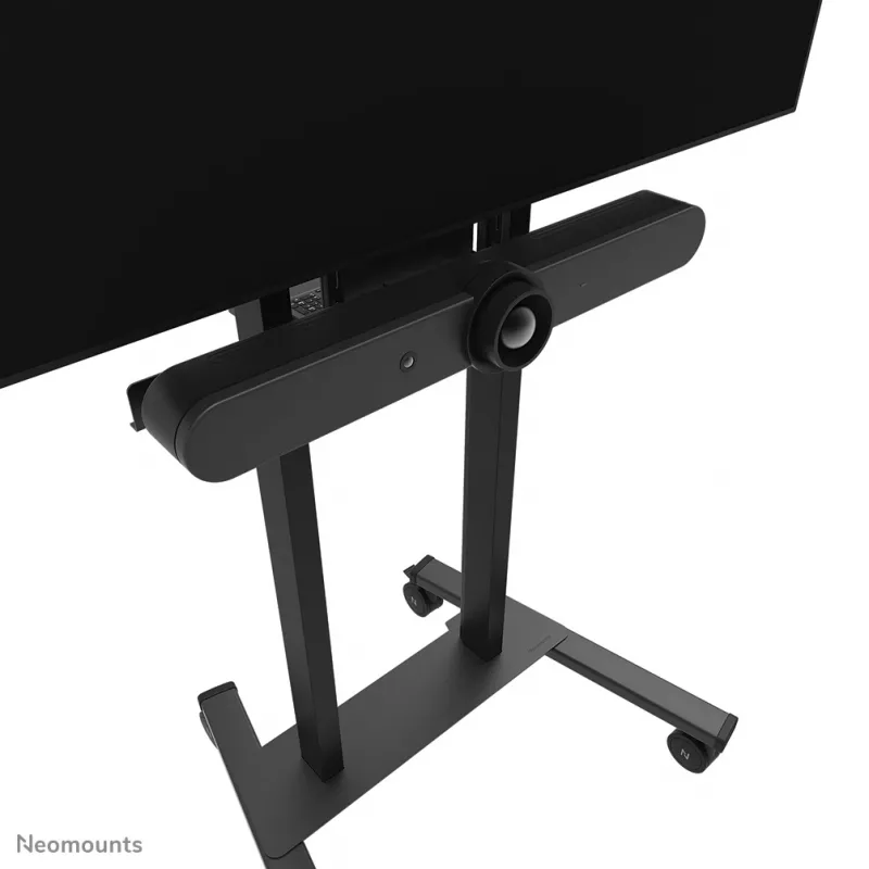 Kit de suporte para videobar e portátil Neomounts AV60-500BL para ecrãs de 43–110 polegadas, VESA até 600x400, carga máx. 8 kg, largura 900 mm