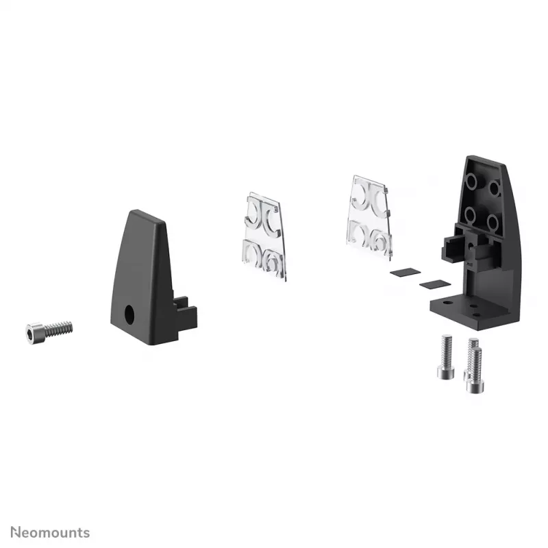 Conjunto de fixação de mesa Neomounts NS-CLMP25 preto (2 unid.) – máx. 5 kg